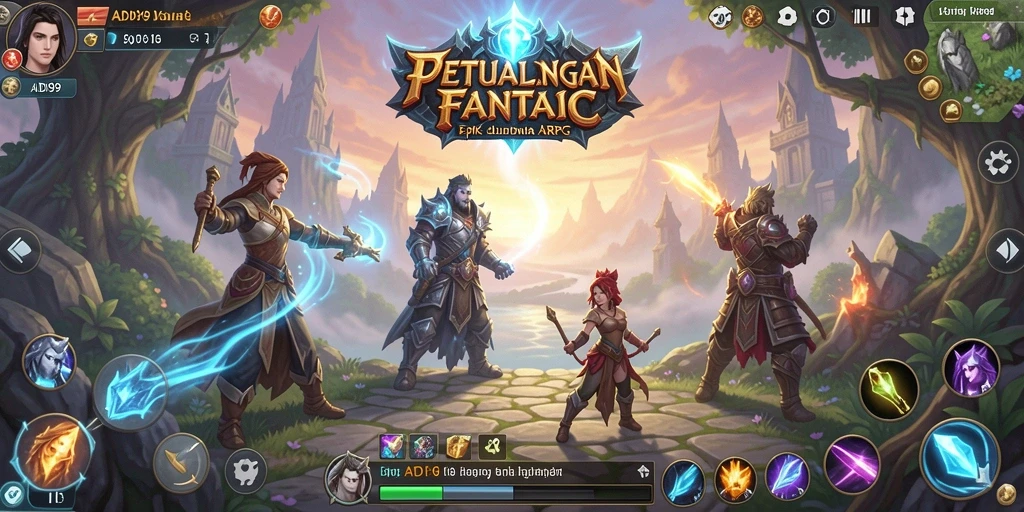 Tampilan gameplay menakjubkan dari ADI99 dengan pertarungan yang mendebarkan.