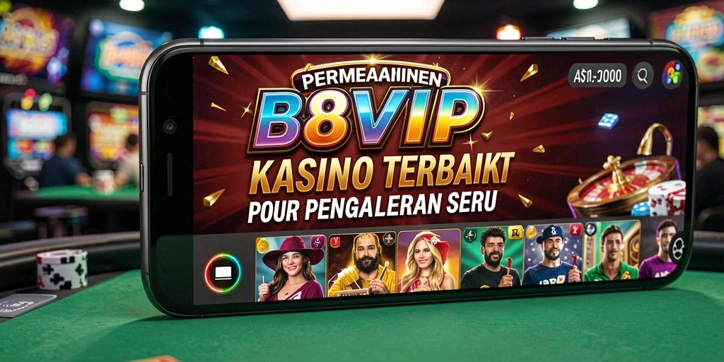 Tampilan gameplay menegangkan dalam aplikasi B8VIP yang mendebarkan.