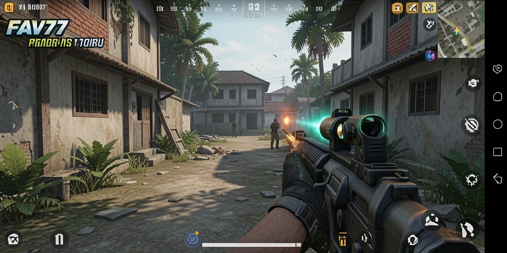 Gameplay intens dengan aksi menembak yang mendebarkan.