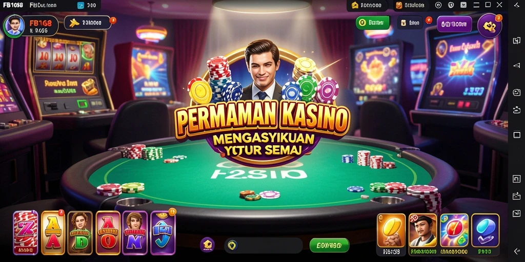 Tampilan menarik dari gameplay permainan Kasino FB168.