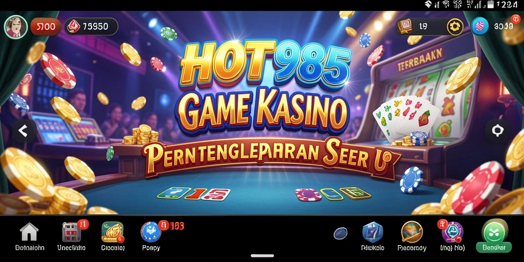 Tangkapan layar gameplay seru dari game Kasino HOT985.