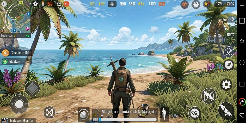 Tampilan gameplay Open World yang menakjubkan dari IND777.