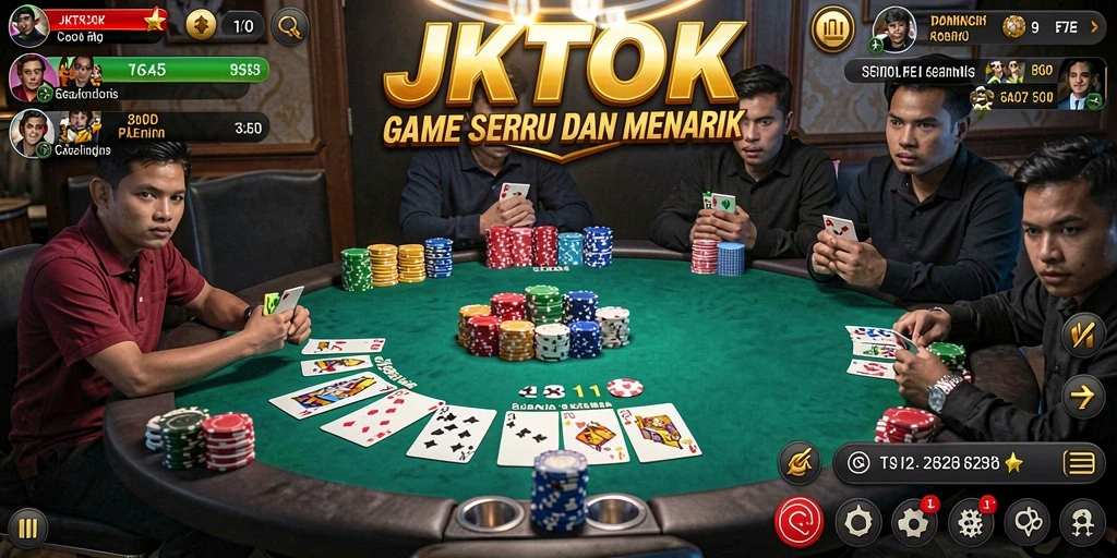 Tampilan gameplay seru di JKTOK dengan teman-teman.