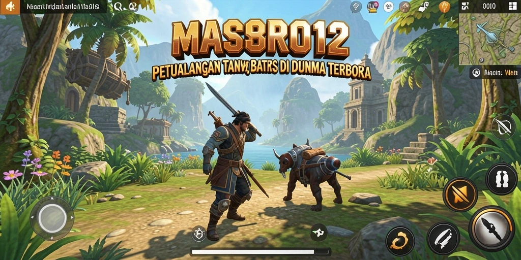 Tampilan menakjubkan dari dunia terbuka dalam MASBRO12.
