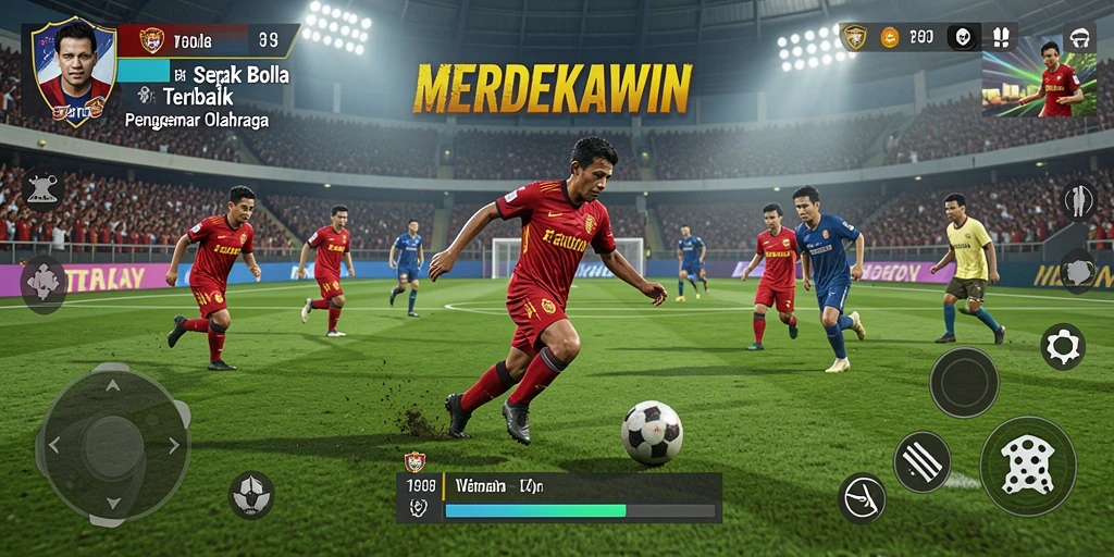 Gameplay mendebarkan dalam <strong>MERDEKAWIN</strong> dengan aksi nyata di lapangan.