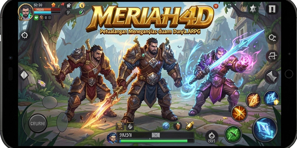Tampilan gameplay MERIAH4D yang mengasyikkan dan penuh aksi.