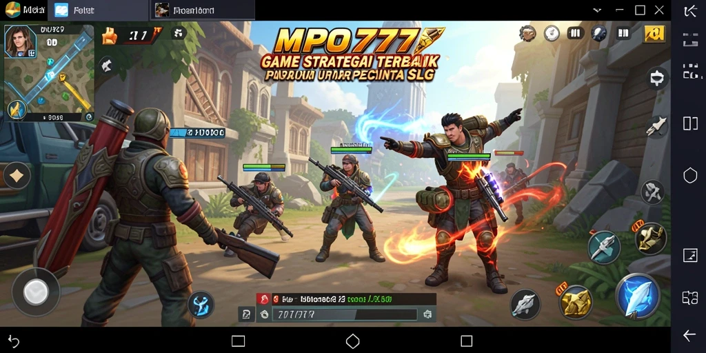 Tangkapan layar MPO777 menampilkan pertempuran strategis yang epik.