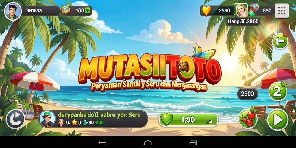 Tampilan gameplay seru dan menyenangkan di MUTASITOTO.