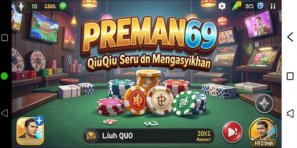 Screenshot gameplay QiuQiu yang menarik dan interaktif.