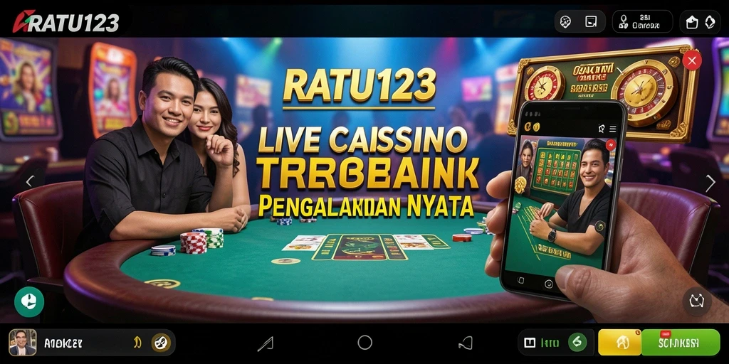 Tampilan gameplay mendebarkan di RATU123 Live Casino.