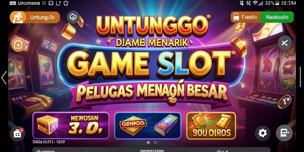 Gameplay seru UNTUNGGO dengan berbagai tema Slot yang menarik.