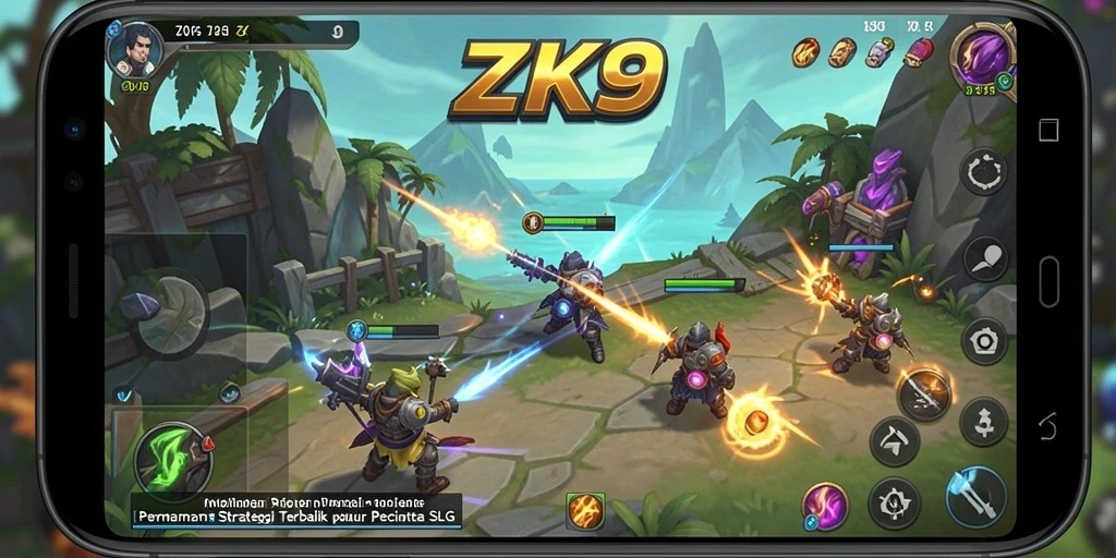 Tampilan gameplay ZK9 yang seru dan menantang.